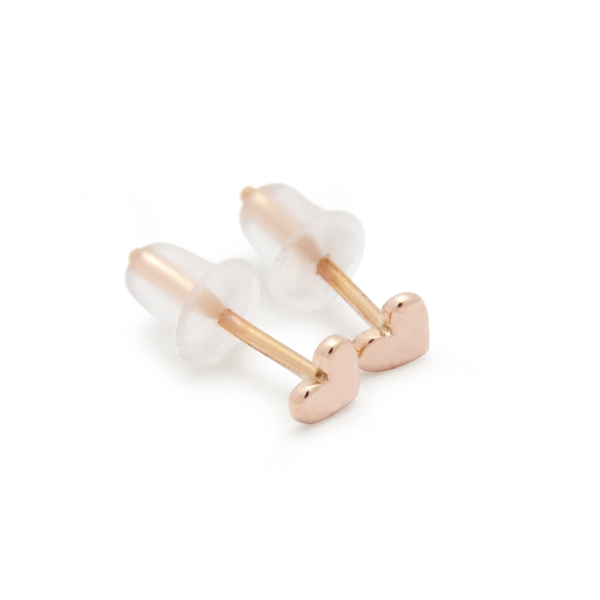 EG2208 Gold Heart Stud Earrings