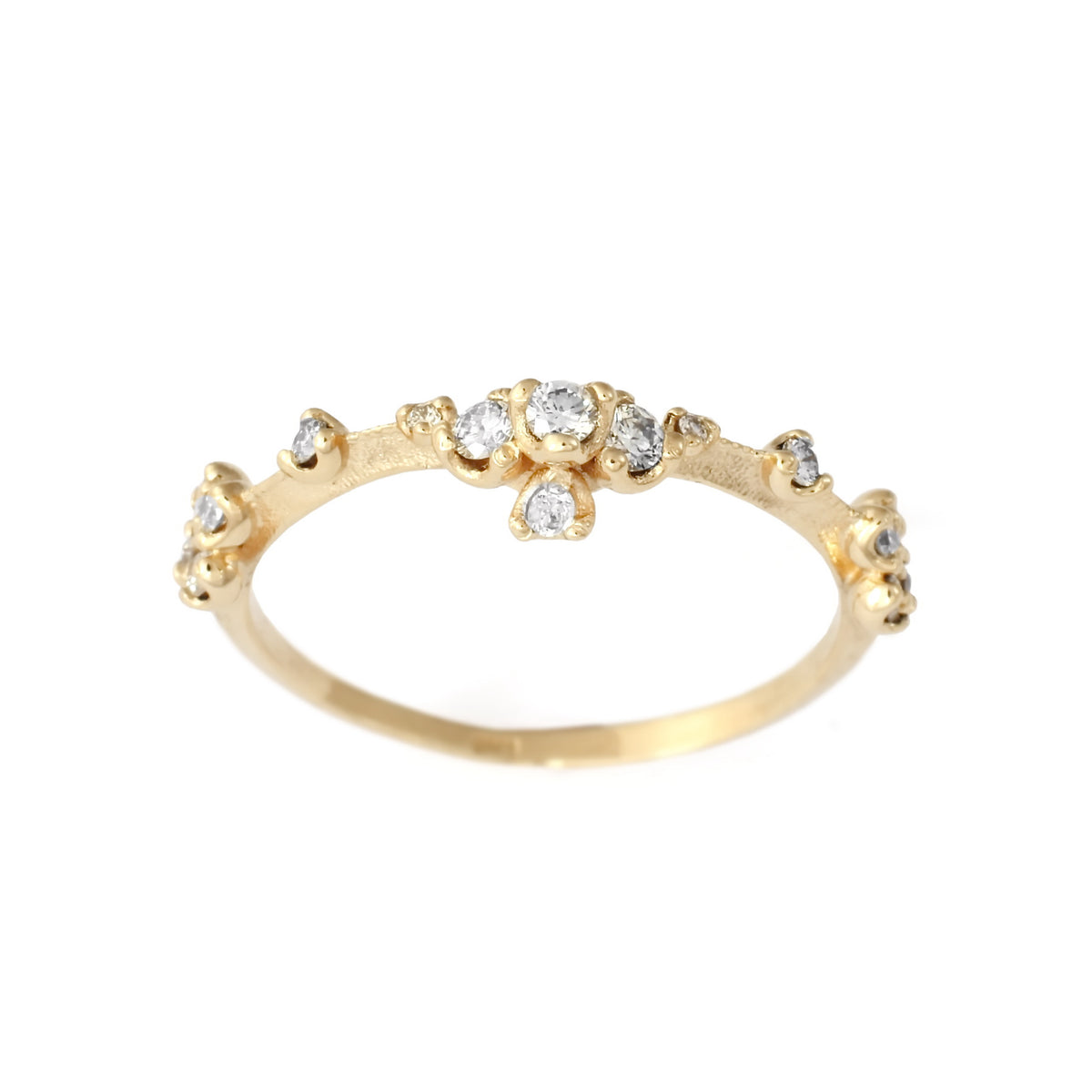 RG1839 Luxurious Diamonds gold ring