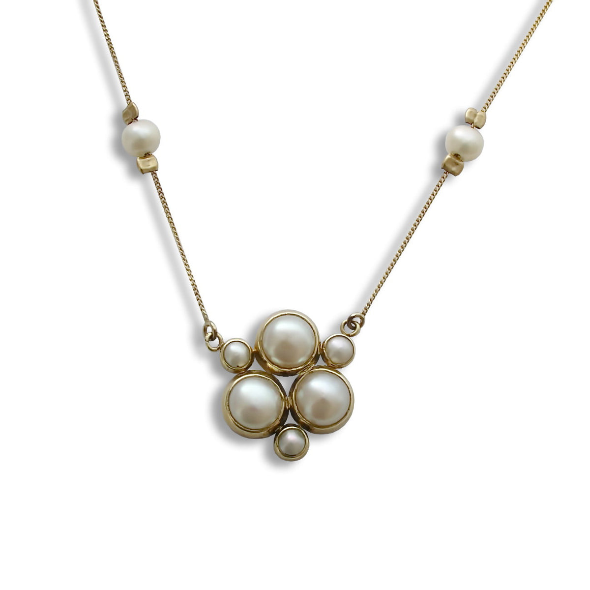 RG1173 Rose gold multi Pearl ring