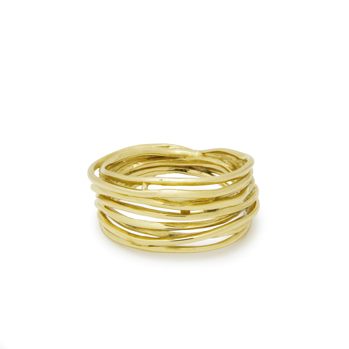 RG1512 Elegant Multi-Band Gold Ring