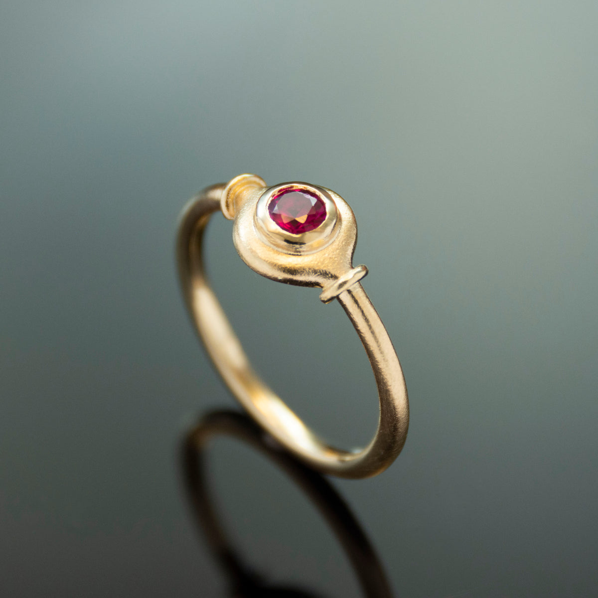 RG1787CS Solitaire Ring with Ruby