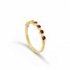 RG1813C Gold Ring set with Ruby Stones