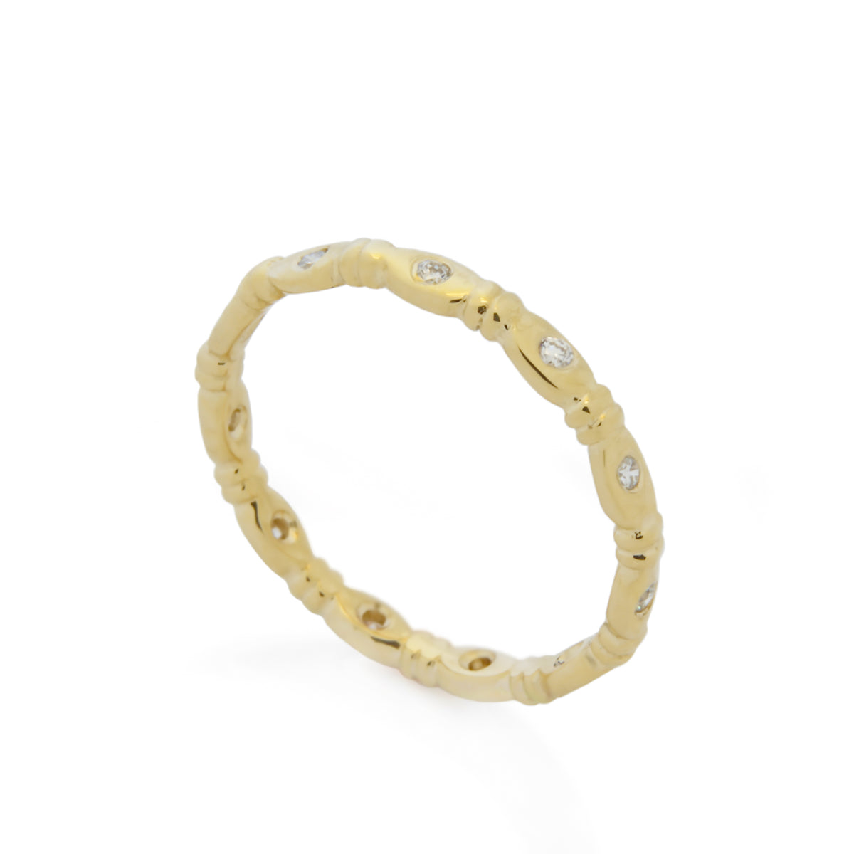 RG1863D Elegant Eternity Ring with Diamonds