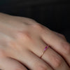 RG1902 Gold Skinny Ring with Ruby