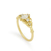 RG1912 Marquise Diamond Gold Ring with Exquisite Details