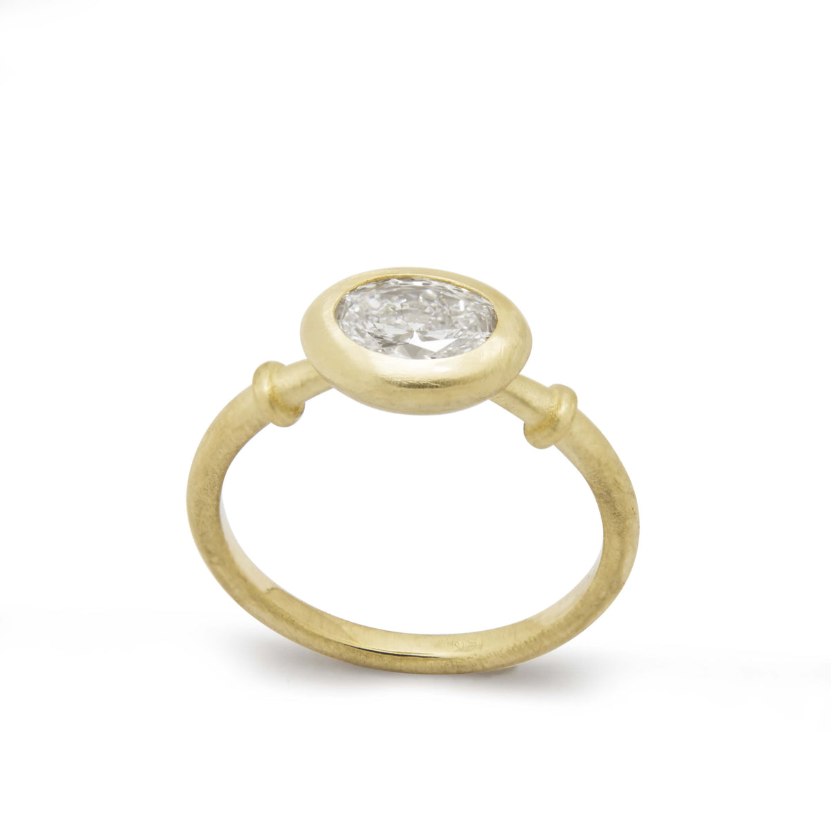 RG1970 Contemporary Oval Diamond Ring