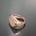 RG1477 Chunky Gold Ring with a Flat Top