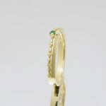RG1920 Stacking Ring with Emerald and Diamond