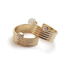 EG0224D Diamond Gold hoop earrings