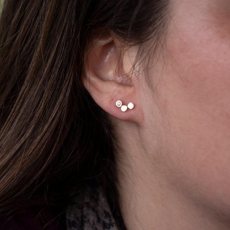 infinity dots earrings
