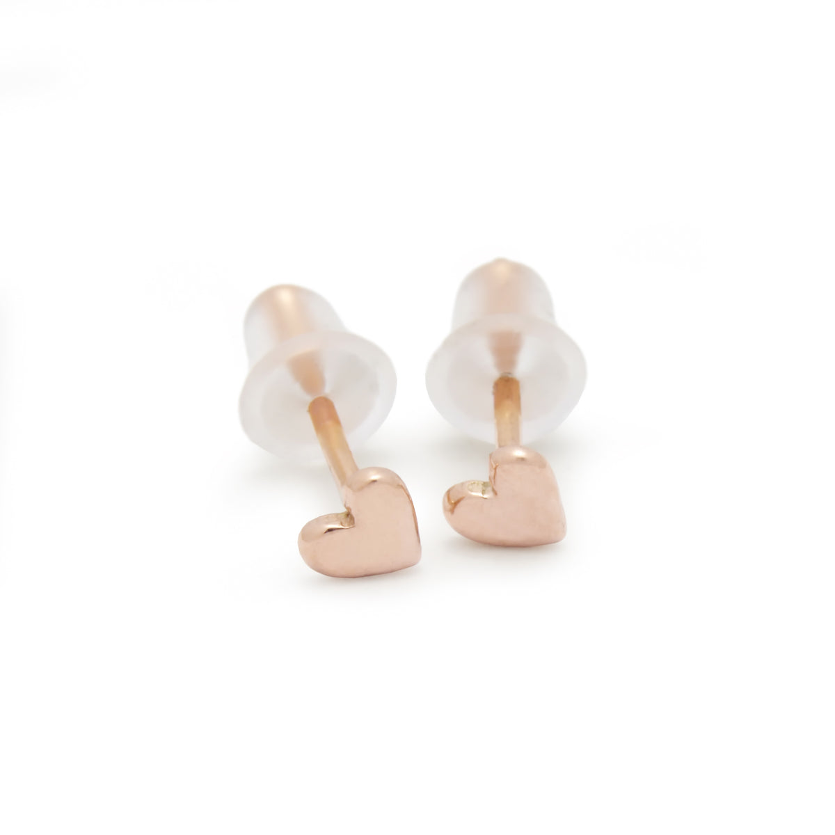 EG2208 Gold Heart Stud Earrings