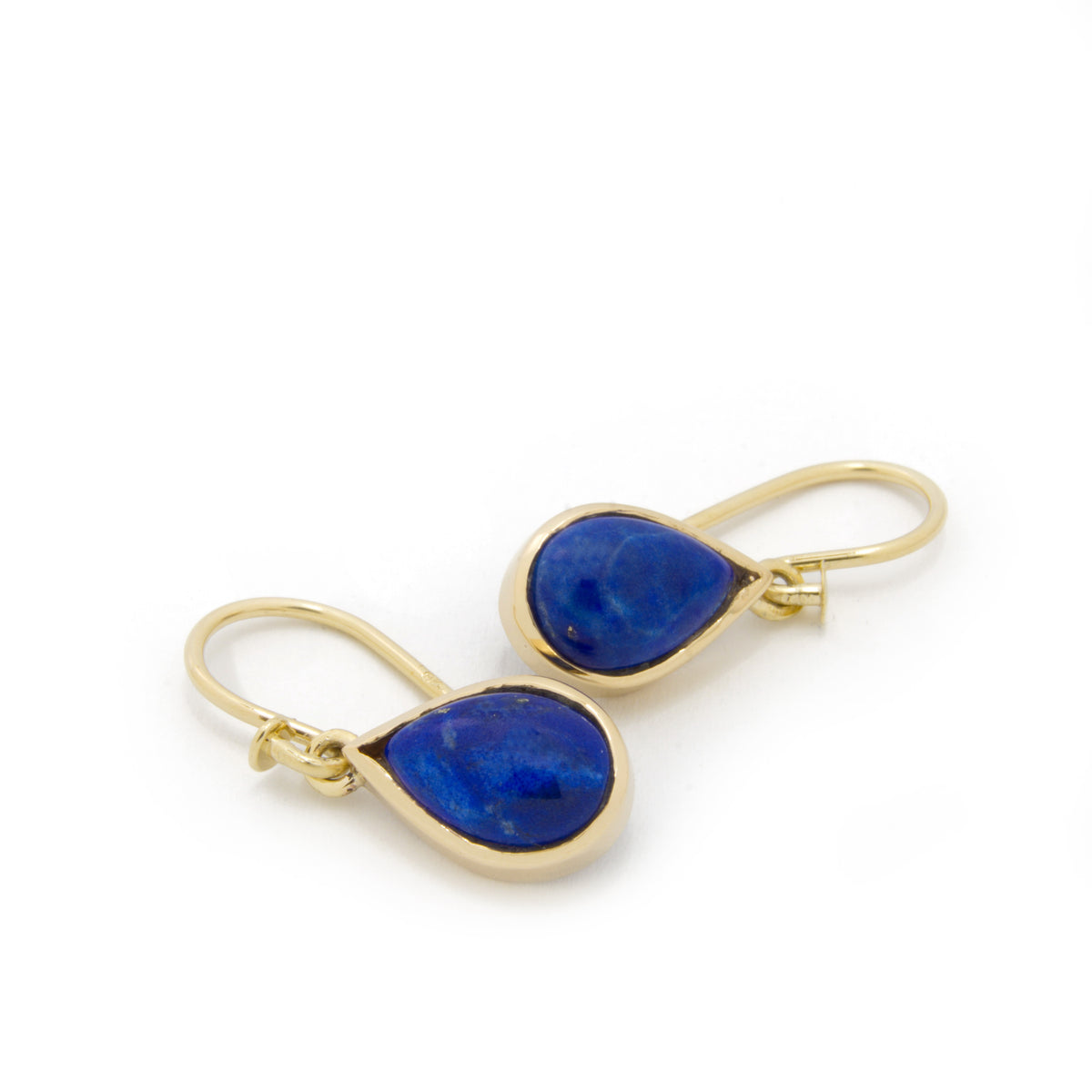 EG2240 Dangle Teardrop Earrings with Lapis Lazuli