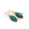 EG2241 Gold Drop Earrings with Marquise Turquoise