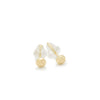 EG2243 Gold Post Earrings with Stars