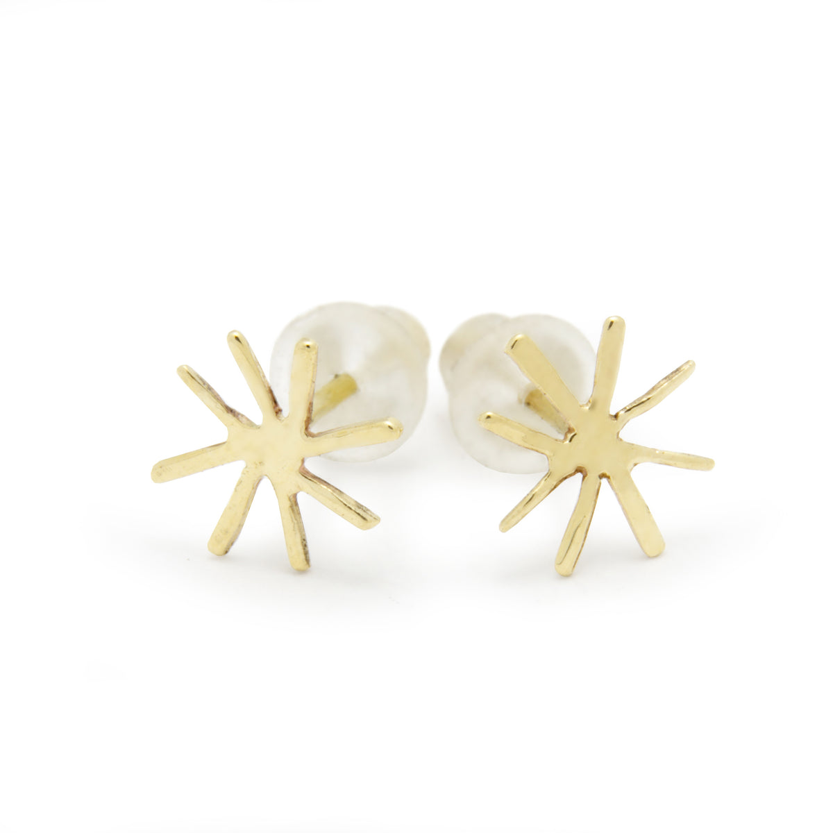 EG7767A Gold Star Post Earrings