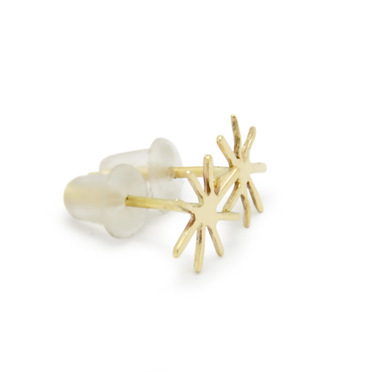 EG7767A Gold Star Post Earrings