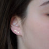 EG7767A Gold Star Post Earrings