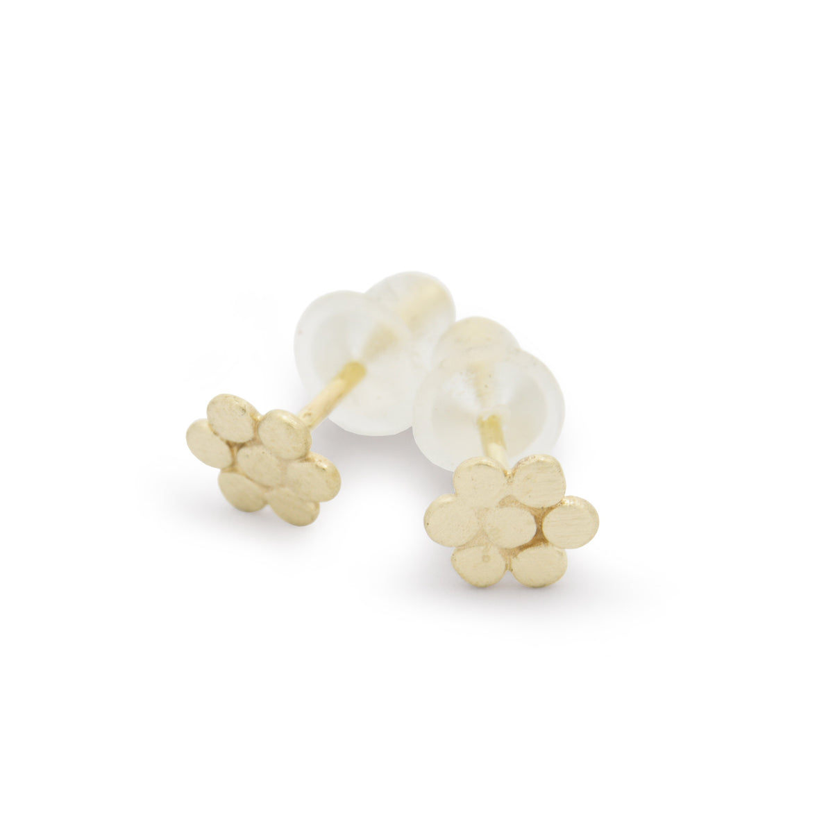 EG7768 Gold Flower Stud Earrings