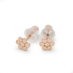 EG7768 Gold Flower Stud Earrings