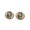 NG8879 Gold Spiral necklace with Pearl