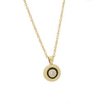 NG4738 Gold Necklace with Diamond Pendant