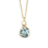 NG4762 Gold Necklace with Topaz