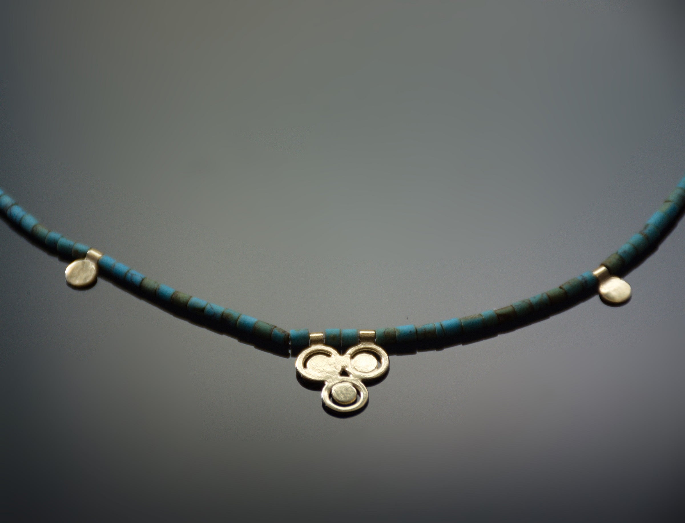 ur jewelry DUNIA wote turquoiseターコイズ54cm