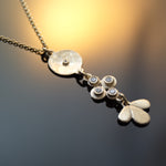 NG4765A Three Elements Y Necklace with Diamonds