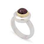 R1031B Large ring with Red Garnet