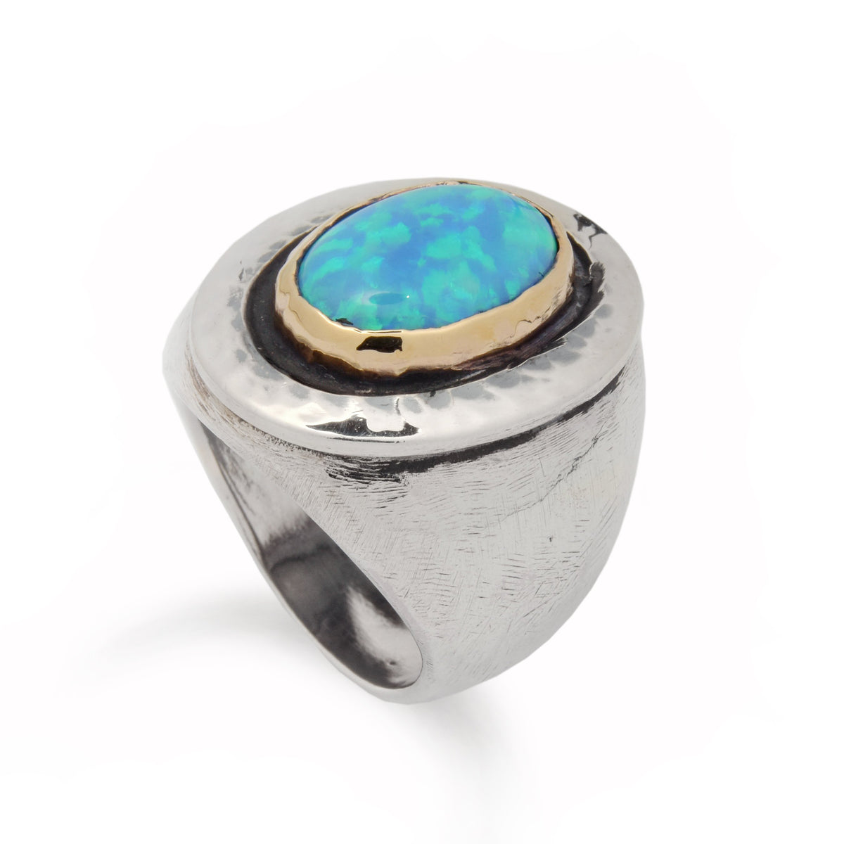 R1312C Chunky Cocktail ring with Oval Opal