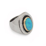 R1312C Chunky Cocktail ring with Oval Opal