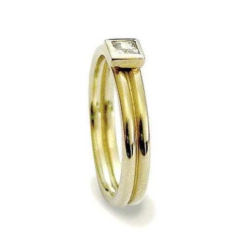 RG0933 Square Diamond engagement ring