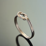 RG1009 Gold Double Knot Eternity Ring