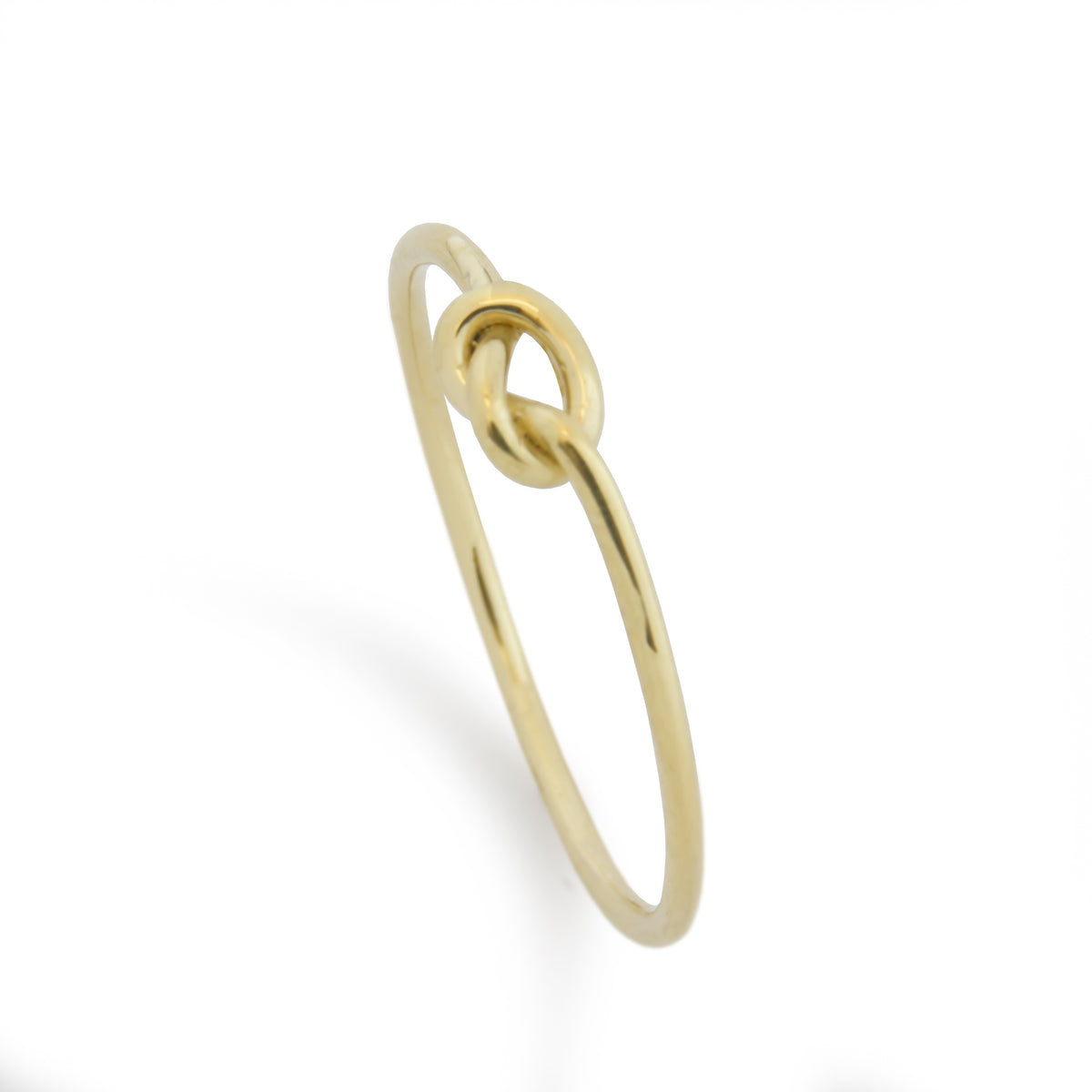 RG1010 Gold Friendship Ring with knot