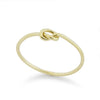 RG1010 Gold Friendship Ring with knot