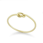 RG1010 Gold Friendship Ring with knot