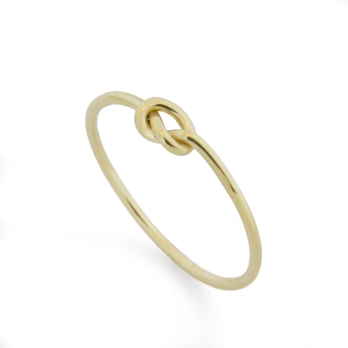 RG1010 Gold Friendship Ring with knot