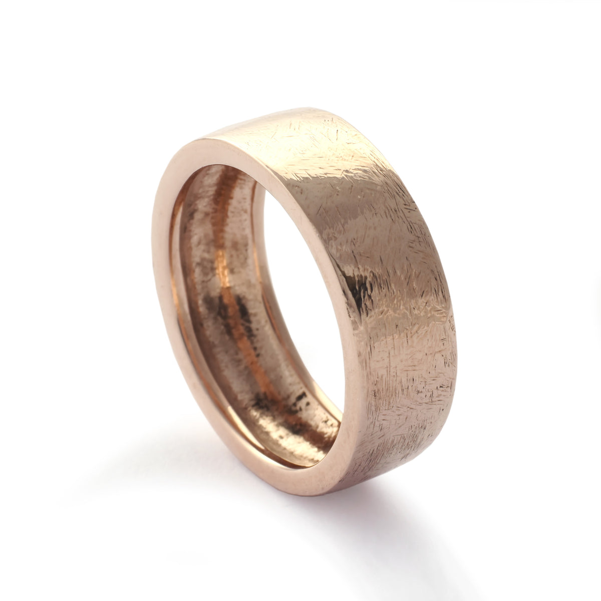 RG1069 Textured gold wedding ring