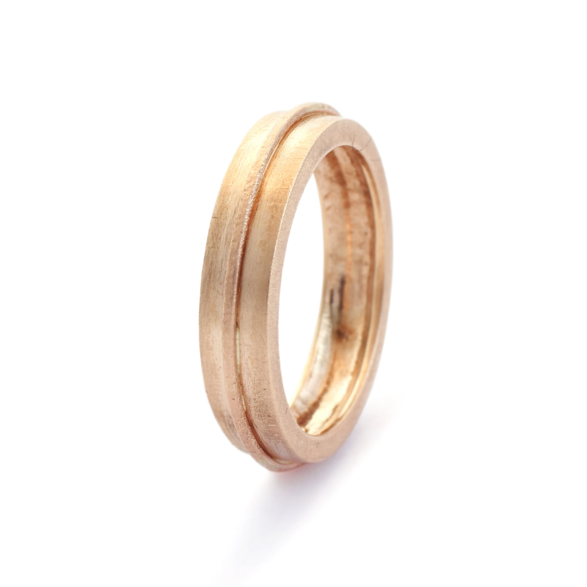 RG1070C  Gold spinner wedding ring