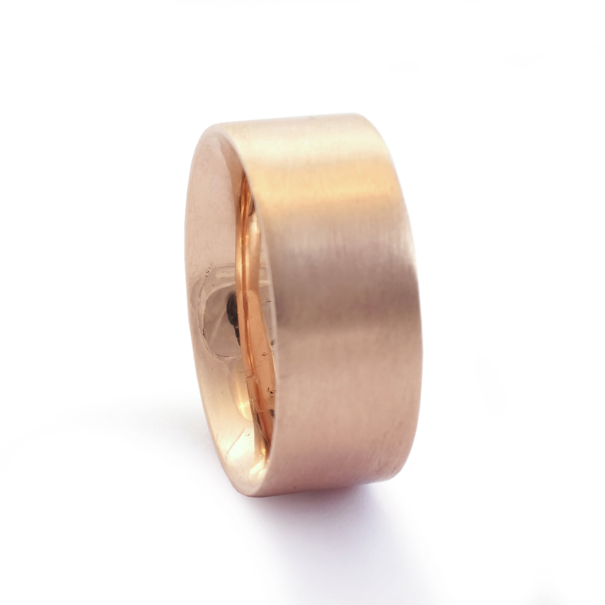 RG1080 Classic Brush finish gold wedding ring