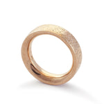 RG1081A Rustic gold wedding band for men