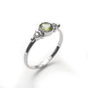 RG1120-1 White Gold Peridot engagement ring
