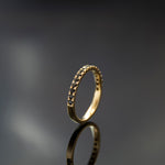 RG1811-4 Half Eternity Gold Ring with Black Onyx