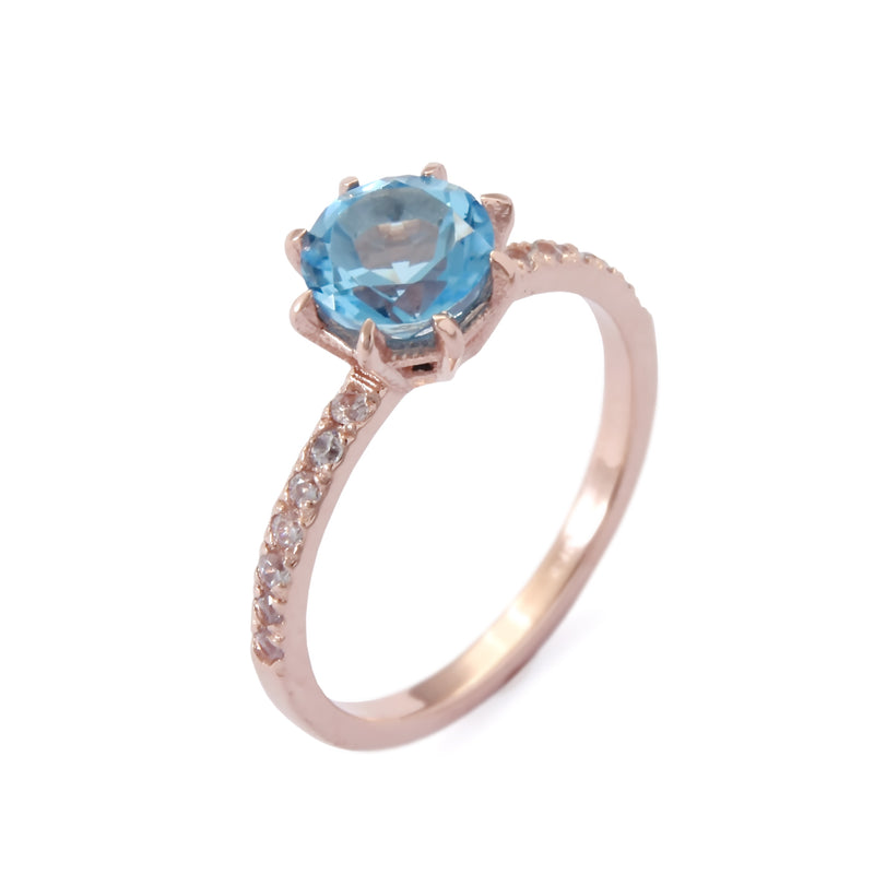 RG1828-2 Blue Topaz Engagement Ring