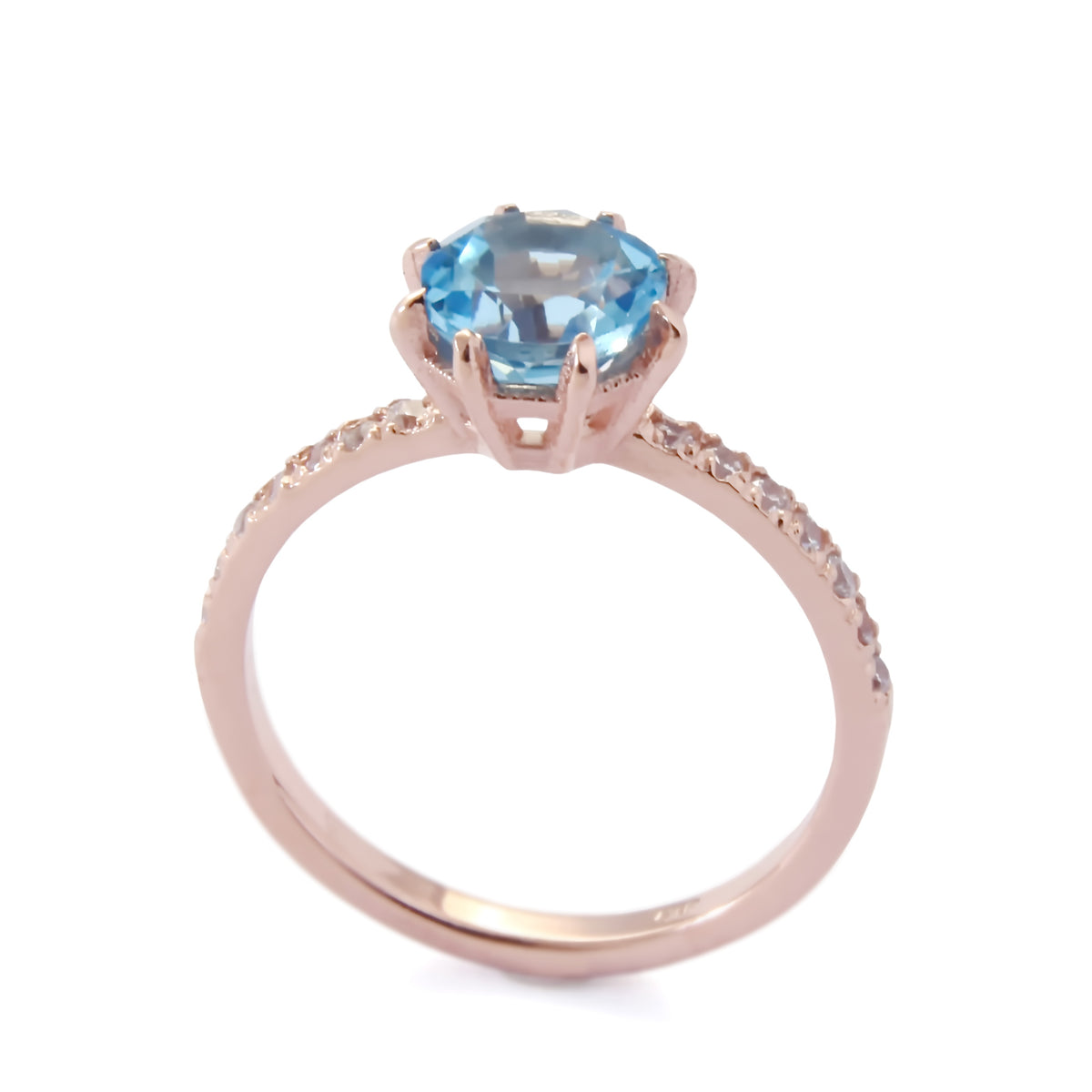 RG1828-2 Blue Topaz Engagement Ring