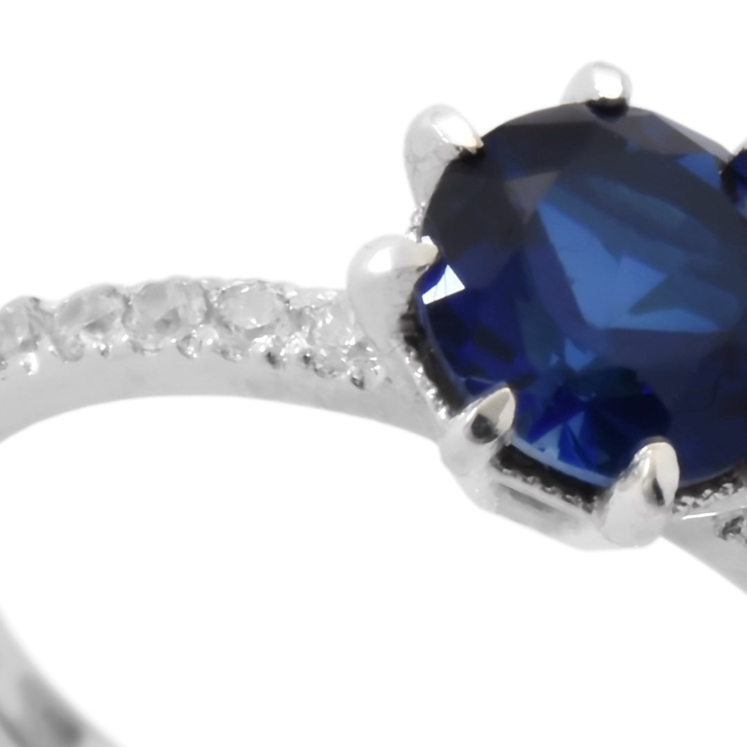 RG1828D Sapphire and Diamonds engagement ring