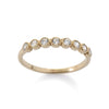 RG1829-1 Sapphire half eternity ring