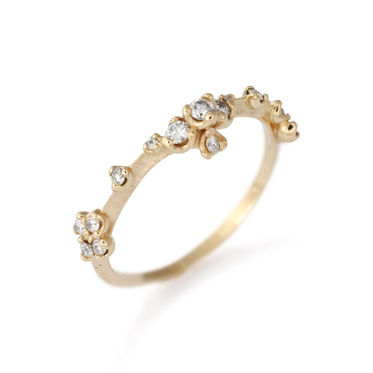 RG1839 Luxurious Diamonds gold ring