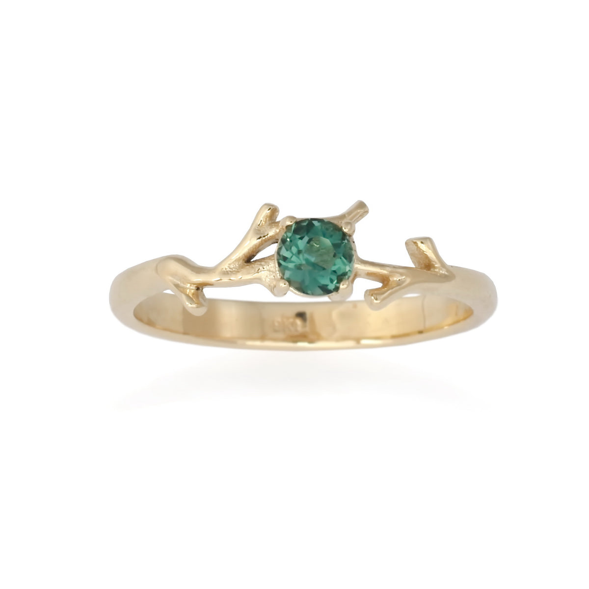 RG1848 Woodland Green Spinel gold ring