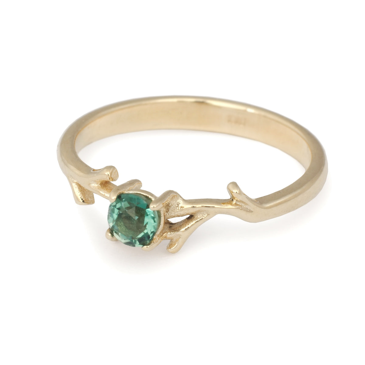 RG1848 Woodland Green Spinel gold ring